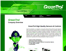 Tablet Screenshot of greentrol.com